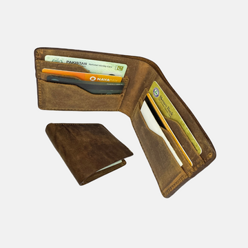 Boldhorn B6 – Coffee Wallet vintage feel – Only Leather